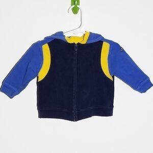 Cotton Sports Color Block Hoodie Sports 12m